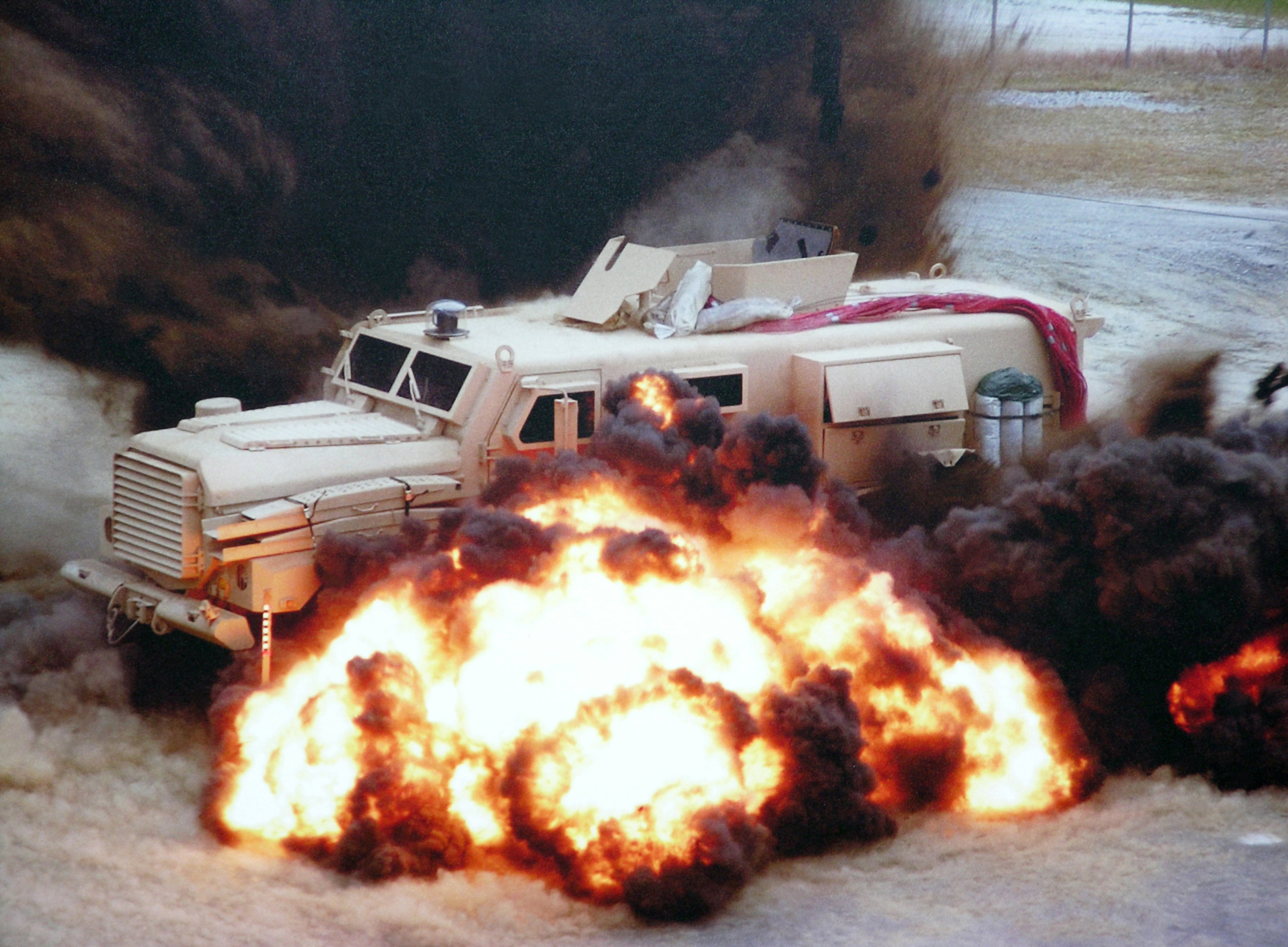 Vehicle blast testing