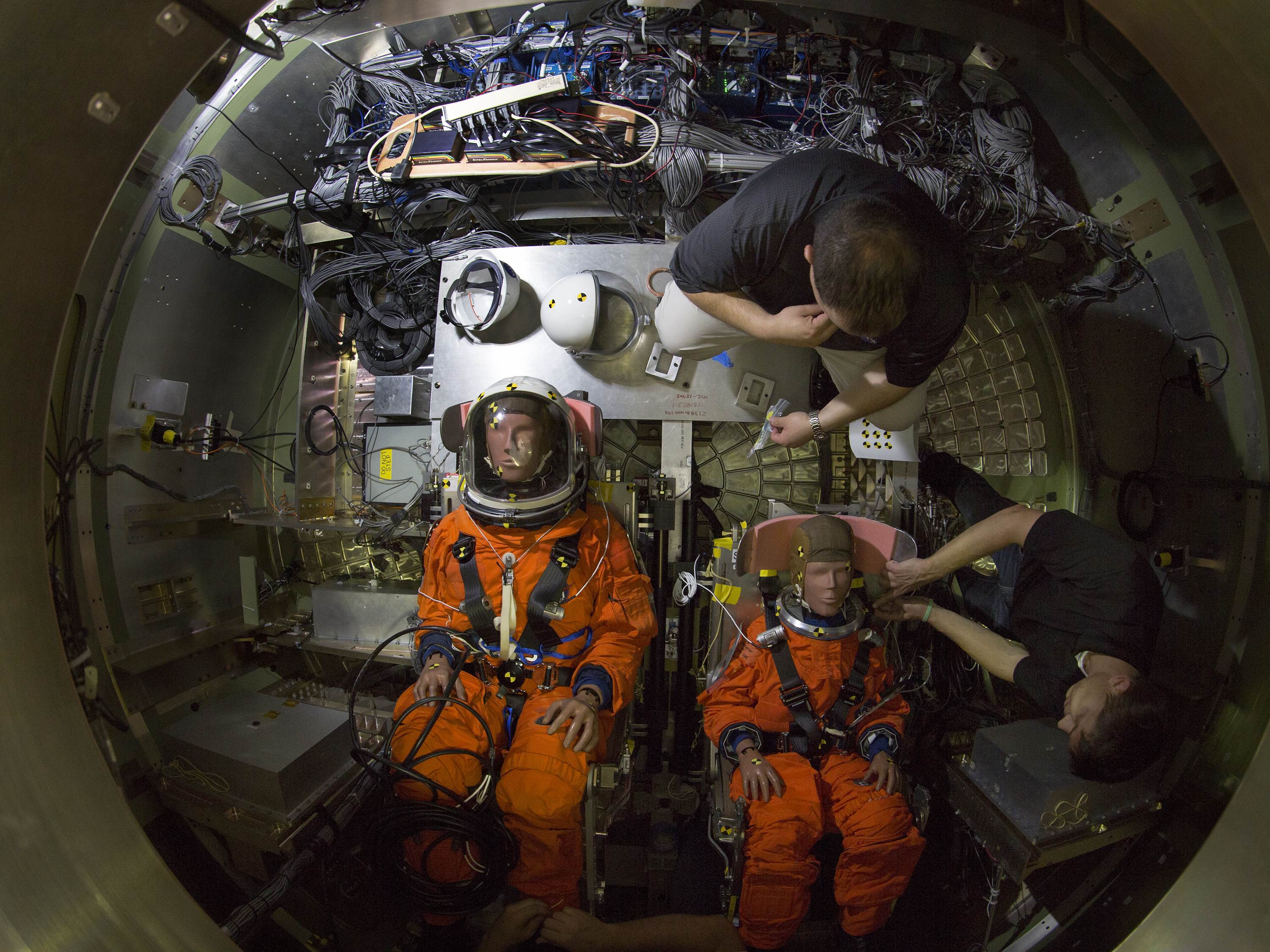 NASA Orion · dummy testing