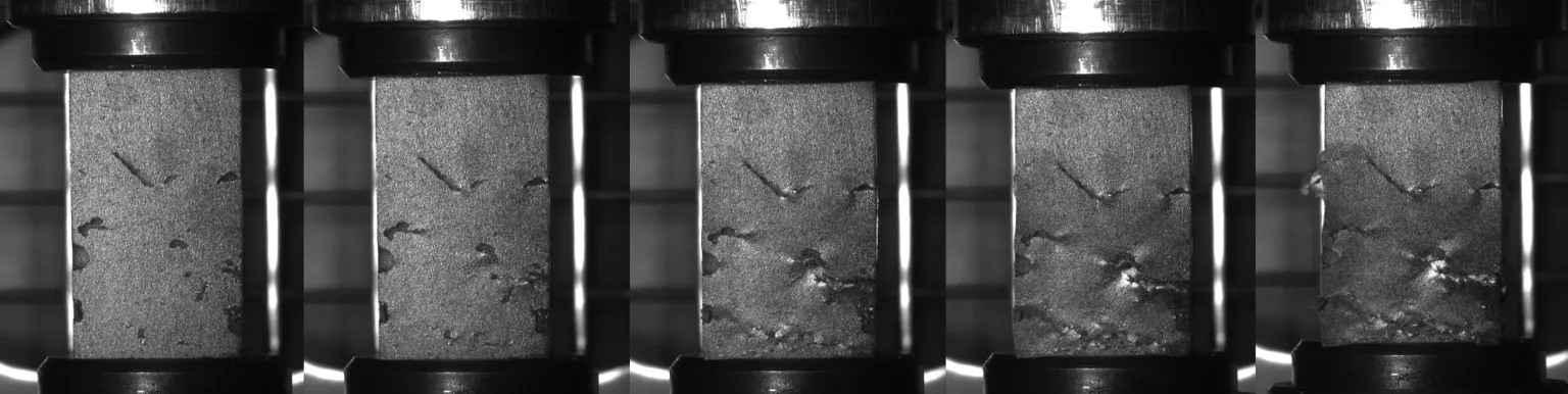 Concrete compression testing